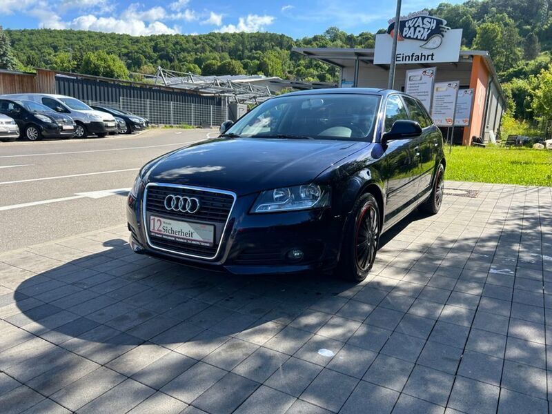 Blau Gebraucht 2008 Audi A3 Sportback Ambition Limousine | 5.999 € (Fairer Preis) - Bild 1/4