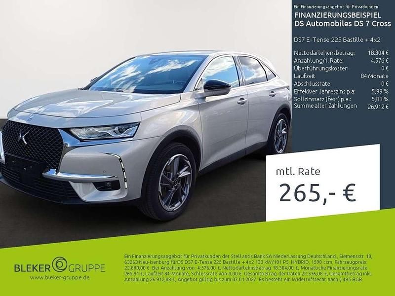 Grau Gebraucht 2022 DS Automobiles DS7 Crossback Bastille Plus SUV | 22.880 € (Fairer Preis) - Bild 1/3