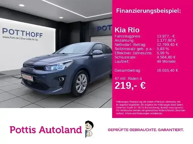 Gebraucht Kia Rio Vision 101 PS (74 kW) 2022 Limousine