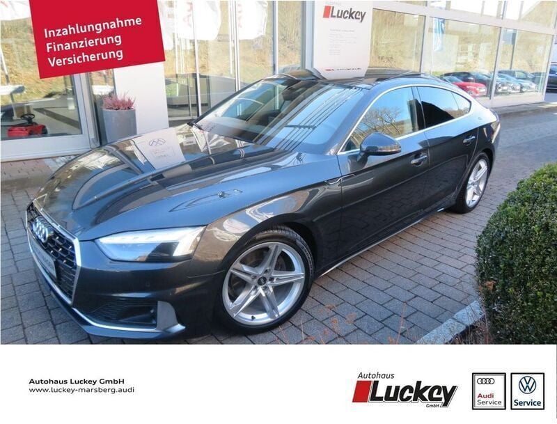 Grau Gebraucht 2021 Audi A5 Sportback Advanced Plus Limousine | 27.880 € (Superpreis) - Bild 1/4
