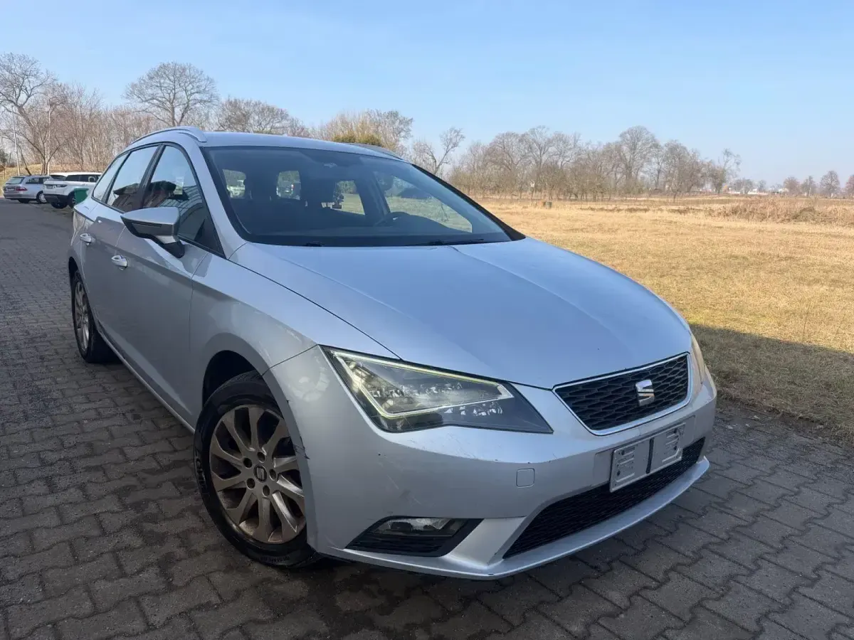 Brugt Seat Leon ST Style 105 HK (77 kW) 2016 Sølv Stationcar