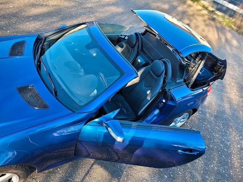 Gebraucht Mercedes SLK200 163 PS (119 kW) 2007 Blau Cabrio