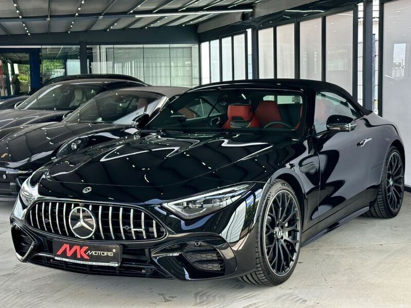 Schwarz Neu 2024 Mercedes SL43 AMG AMG Cabrio | 121.850 € (Teuer) - Bild 1/4