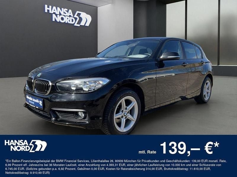 Gebraucht BMW 116 Advantage 109 PS (80 kW) 2017 Schwarz / schwarz ii Kleinwagen