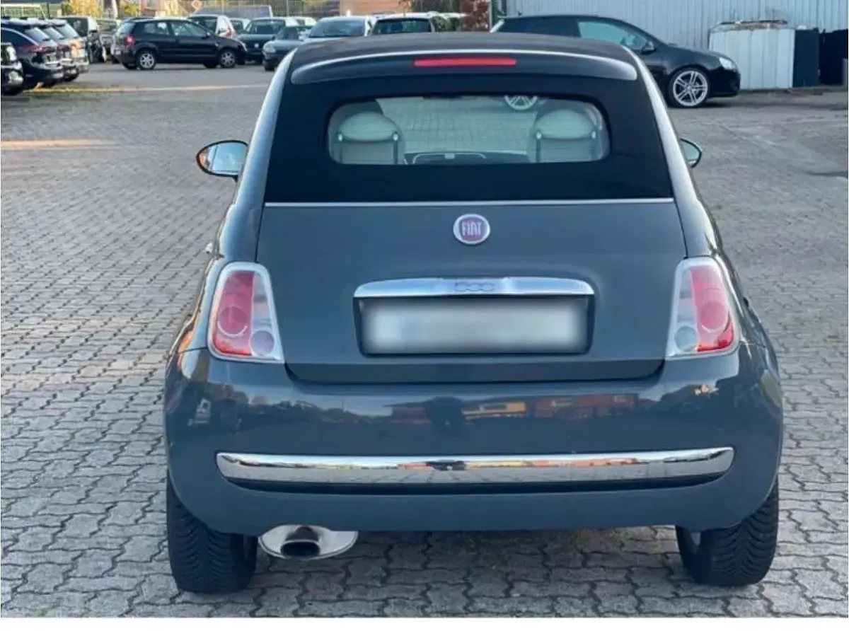 Gebraucht Fiat 500C 95 PS (69 kW) 2010 Grau Cabrio