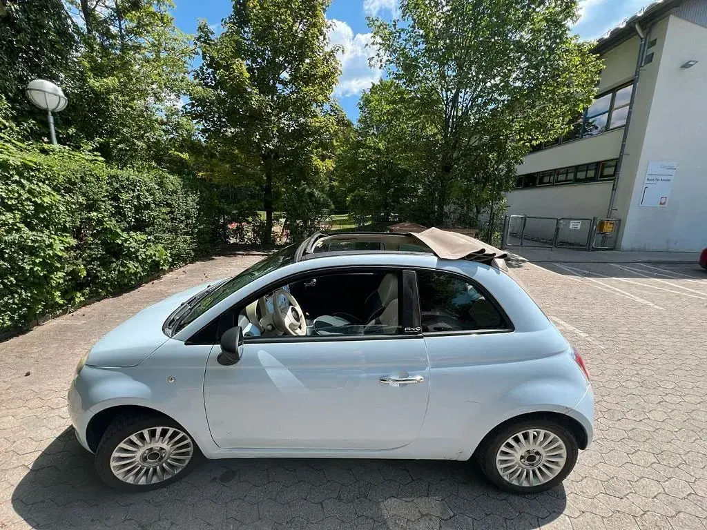 Gebraucht Fiat 500C Lounge 69 PS (50 kW) 2010 Blau Cabrio