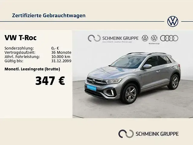 Usata VW T-Roc R-line 110 CV (80 kW) 2024 Argento SUV