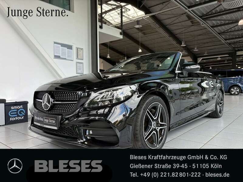 Gebraucht Mercedes C200 AMG 184 PS (135 kW) 2020 Unilack schwarz Cabrio