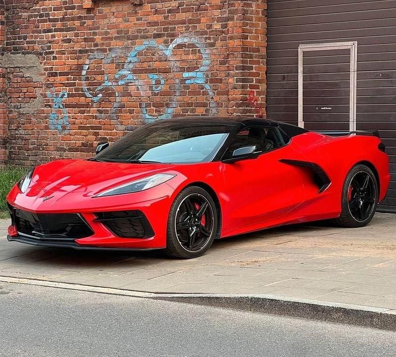 Rot Gebraucht 2021 Corvette C8 Cabrio | 79.000 € - Bild 1/4