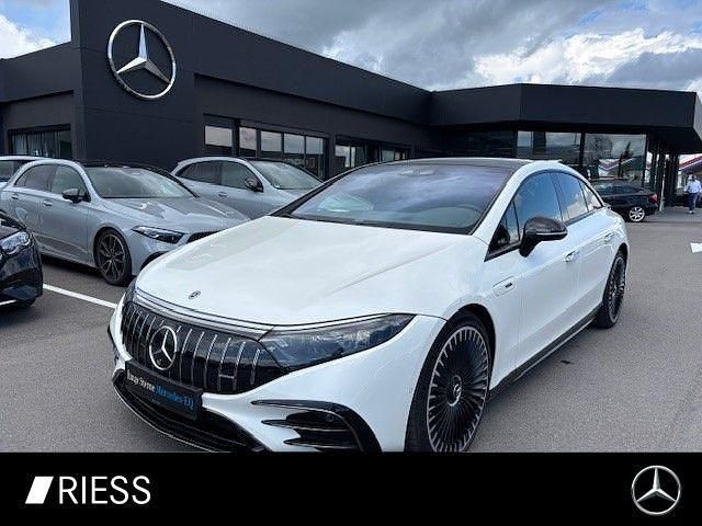 Manufaktur diamantweiß bright Gebraucht 2023 Mercedes EQS 53 AMG AMG Limousine | 93.750 € (Fairer Preis) - Bild 1/4