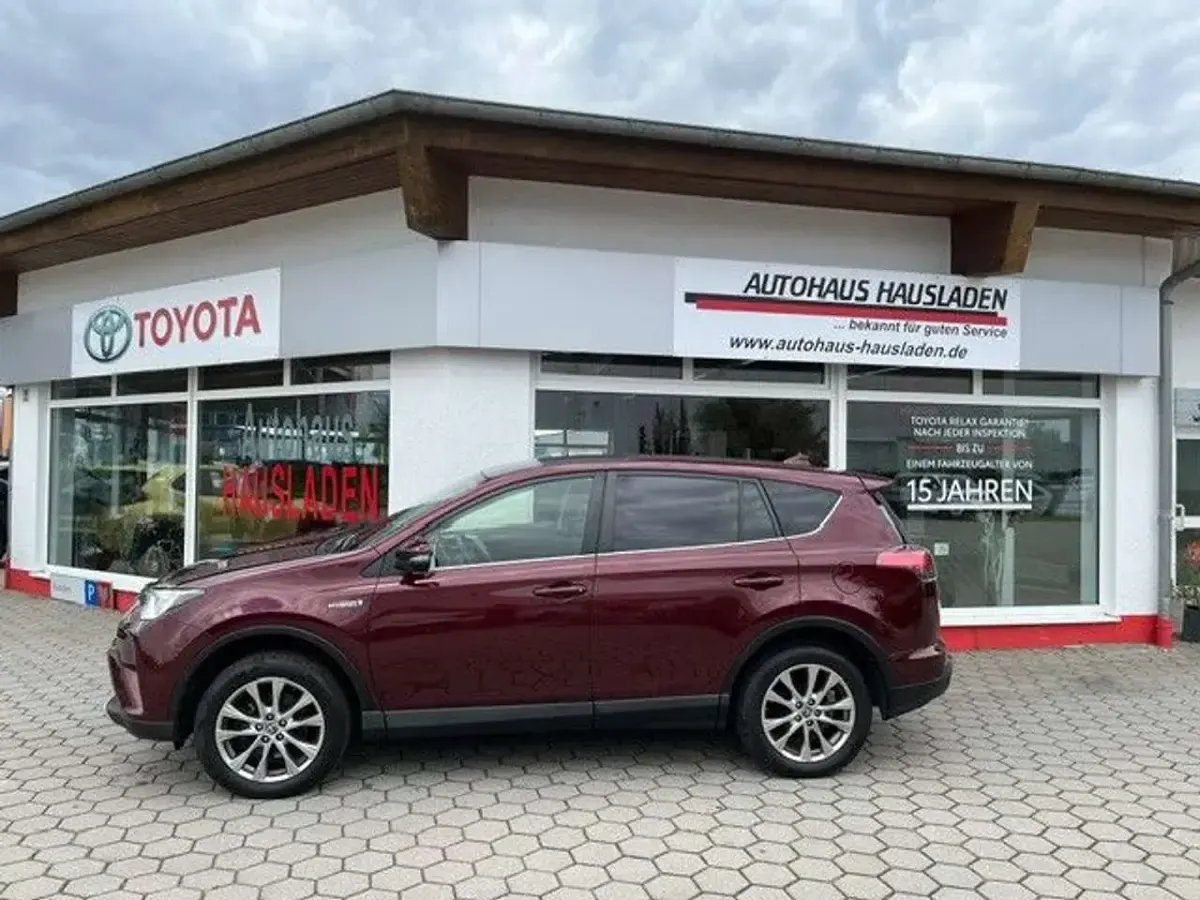 Gebraucht Toyota RAV4 Hybrid Edition-S 196 PS (144 kW) 2016 Rot SUV