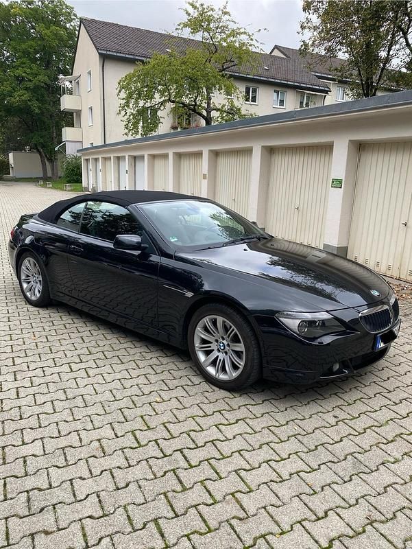 Schwarz Gebraucht 2006 BMW 630 Cabriolet Cabrio | 10.950 € (Fairer Preis) - Bild 1/4