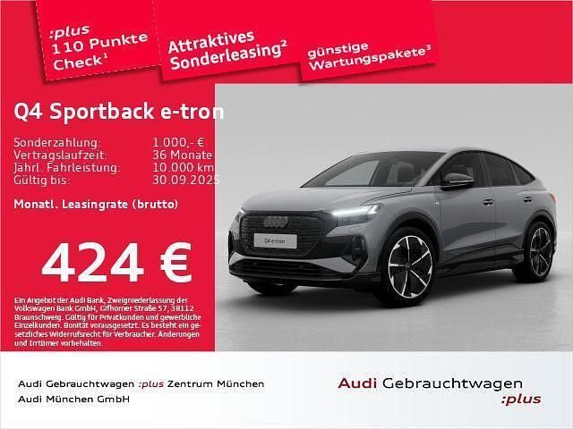Kieselgrau Gebraucht 2024 Audi Q4 Sportback e-tron Ambiente SUV | 48.295 € (Teuer) - Bild 1/2
