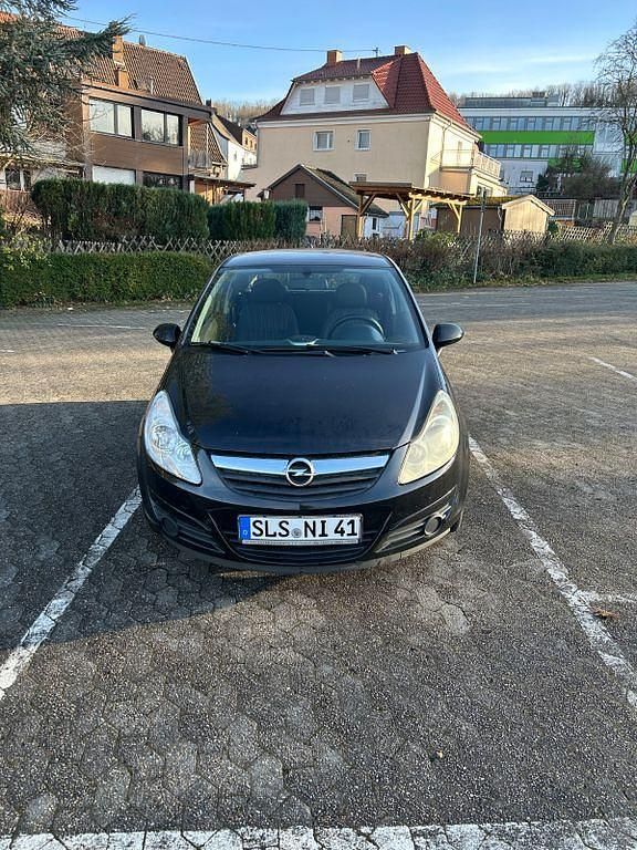 Schwarz Gebraucht 2008 Opel Corsa Kleinwagen | 2.350 € (Guter Preis) - Bild 1/4