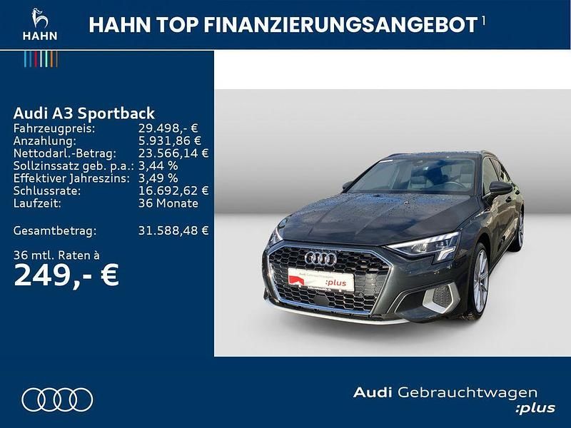 Gebraucht Audi A3 Advanced 150 PS (110 kW) 2024 Manhattangrau metallic Limousine