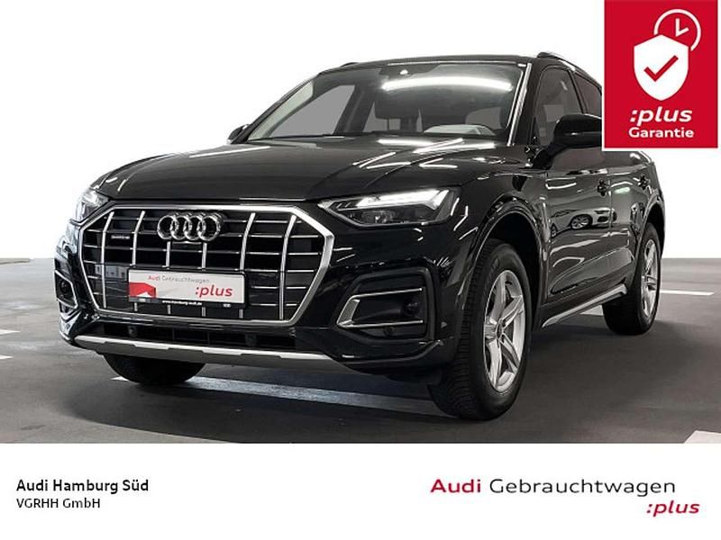 0e mythosschwarz metallic Gebraucht 2024 Audi Q5 Advanced SUV | 50.440 € (Teuer) - Bild 1/4