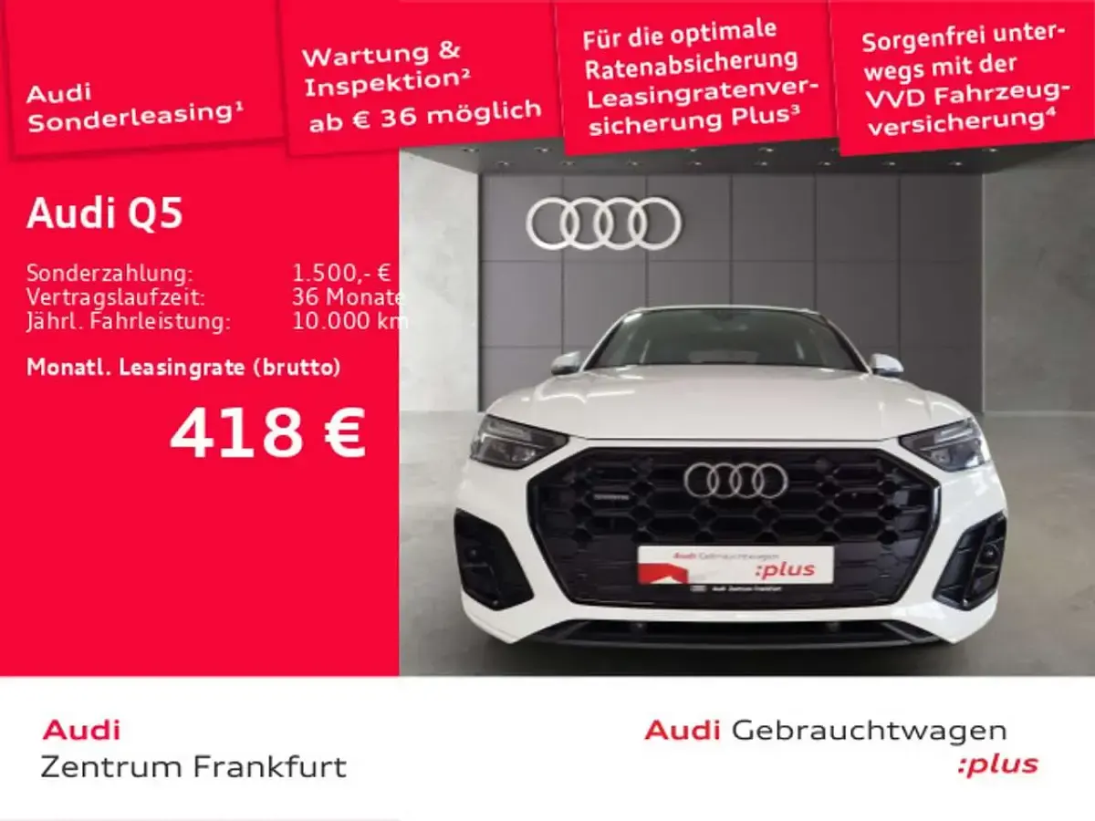 Gebraucht Audi Q5 S-Line 286 PS (210 kW) 2023 Ibisweiß SUV