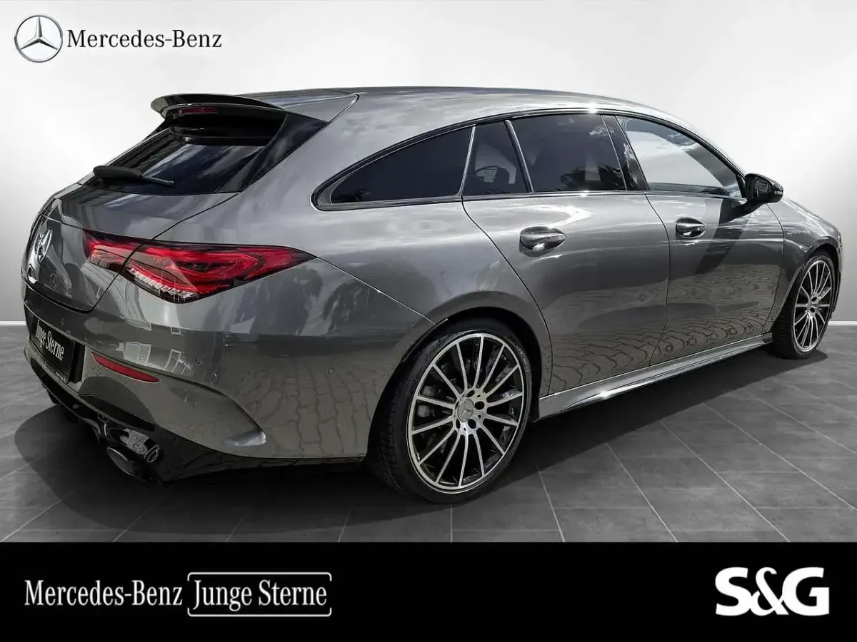 Gebraucht Mercedes CLA35 AMG AMG 306 PS (225 kW) 2021 Mountain grau metallic Coupé
