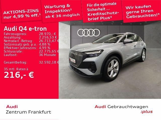 Gebraucht Audi Q4 e-tron Comfort 150 kW (204 PS) 2023 Florettsilber metallic SUV