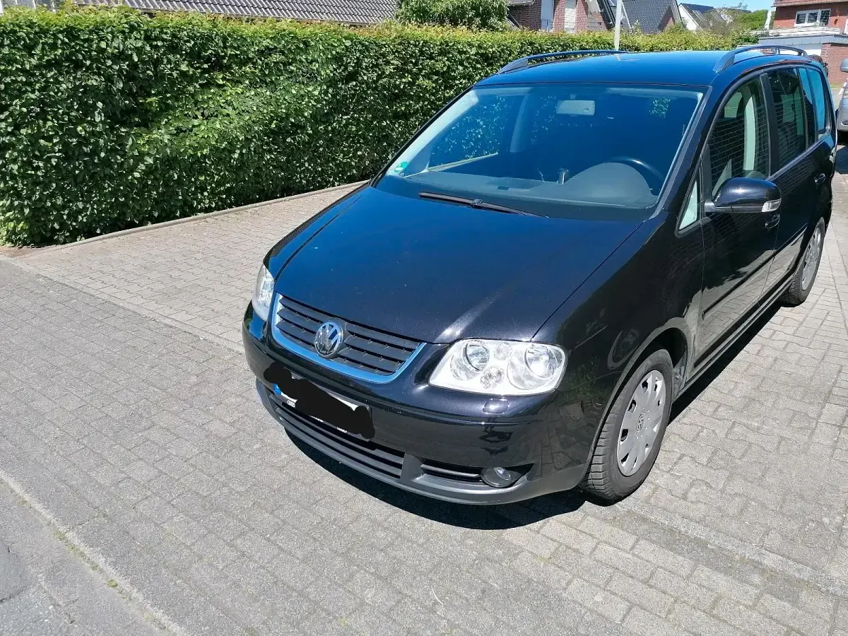 Gebraucht VW Touran 115 PS (84 kW) 2005 Schwarz Van / Kleinbus