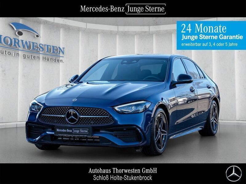 Sodalithblau Gebraucht 2023 Mercedes C200 AMG Limousine | 40.900 € (Etwas zu teuer) - Bild 1/4
