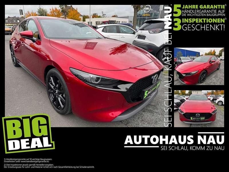 Soul red crystal m Gebraucht 2020 Mazda 3 Edition Limousine | 16.990 € (Fairer Preis) - Bild 1/4