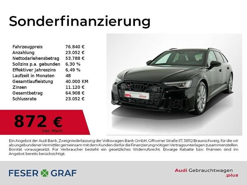 Gebraucht Audi S6 Ambiente 344 PS (253 kW) 2025 Brillantschwarz Kombi