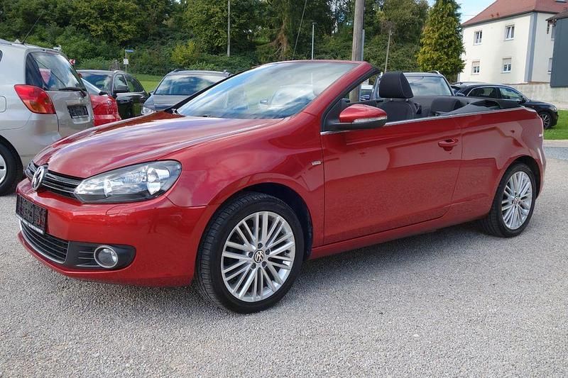 Rot Gebraucht 2014 VW Golf Cabriolet Cup Cabrio | 9.999 € (Guter Preis) - Bild 1/4