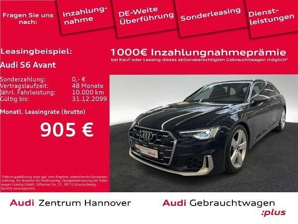 Blau (5u firmamentblau metallic) Gebraucht 2024 Audi S6 Ambiente Kombi | 65.751 € (Superpreis) - Bild 1/4