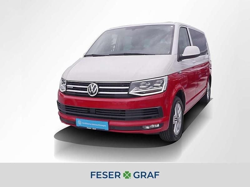 Candyweiß/kirschrot Gebraucht 2017 VW T6 Comfortline Van | 37.840 € (Guter Preis) - Bild 1/4