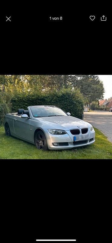Grau Gebraucht 2008 BMW 320 Cabriolet Cabrio | 6.990 € (Guter Preis) - Bild 1/4