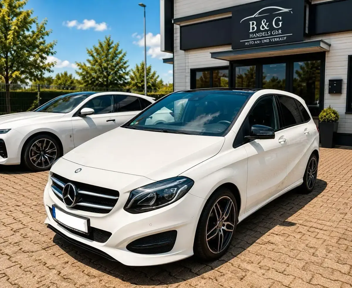 Gebraucht Mercedes B250 211 PS (155 kW) 2016 Weiß Kleinwagen
