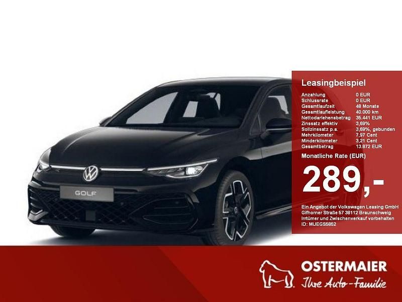 Grenadillschwarz Neu 2025 VW Golf VIII R-line Limousine | 44.715 € - Bild 1/4