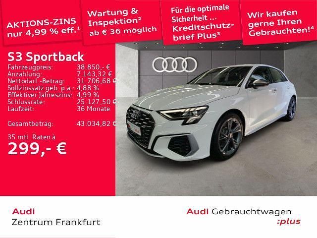 Ibisweiß Gebraucht 2024 Audi S3 Sport Limousine | 38.850 € (Superpreis) - Bild 1/2