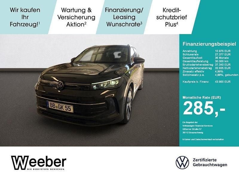 Grau Gebraucht 2024 VW Tiguan Life SUV | 43.450 € (Guter Preis) - Bild 1/4