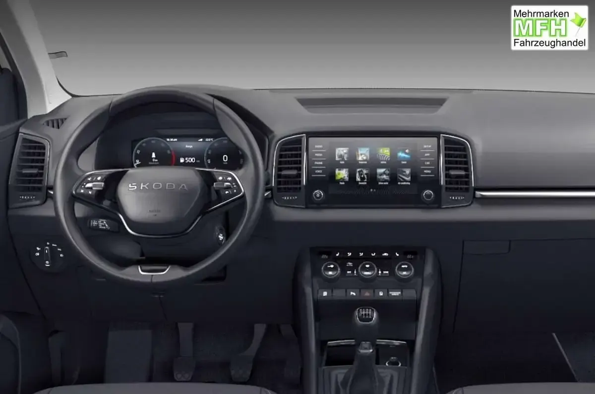 Neu Skoda Karoq Selection 150 PS (110 kW) 2025 Stahlgrau SUV