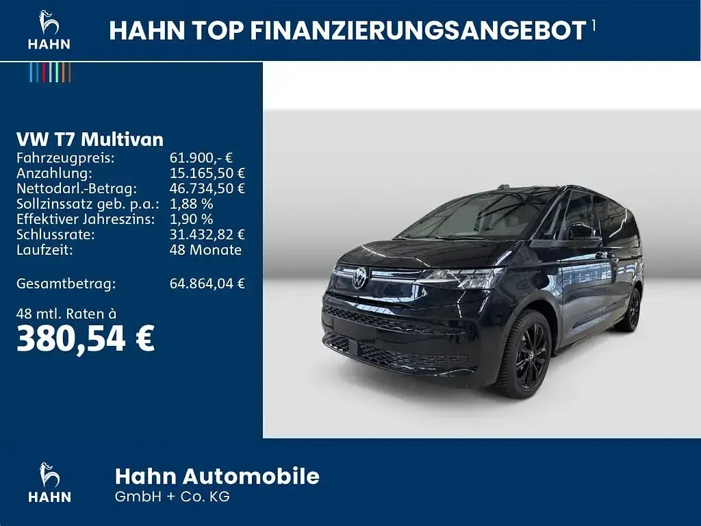 Używany VW Multivan Life 245 KM (180 kW) 2025 Czarny Minivan