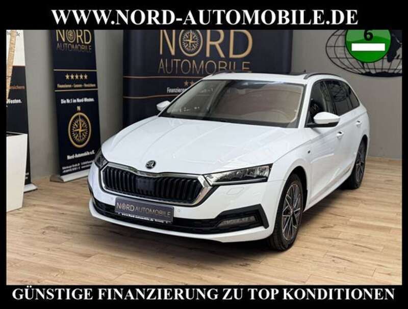 Moonweiss metallic (metallic) Gebraucht 2022 Skoda Octavia Clever Kombi | 24.590 € (Fairer Preis) - Bild 1/3