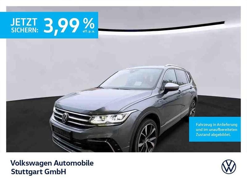 Platinum grey metallic Gebraucht 2022 VW Tiguan Allspace R-line SUV | 33.930 € (Fairer Preis) - Bild 1/4