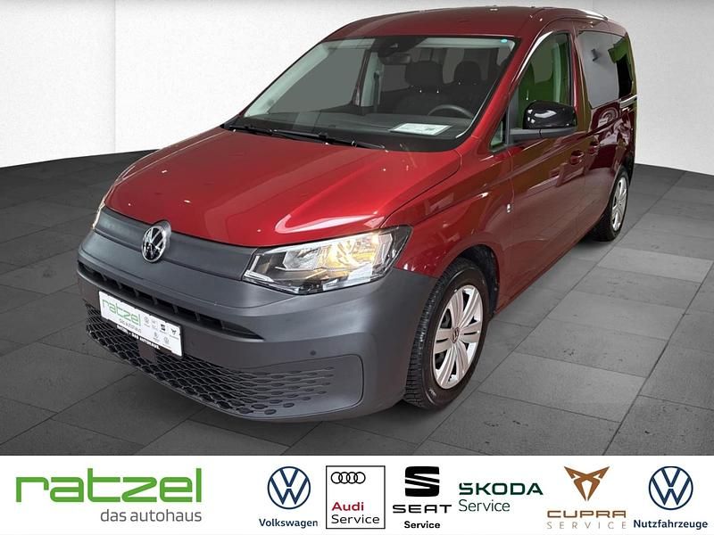 Gebraucht VW Caddy Basis 122 PS (89 kW) 2020 Rot Van / Kleinbus