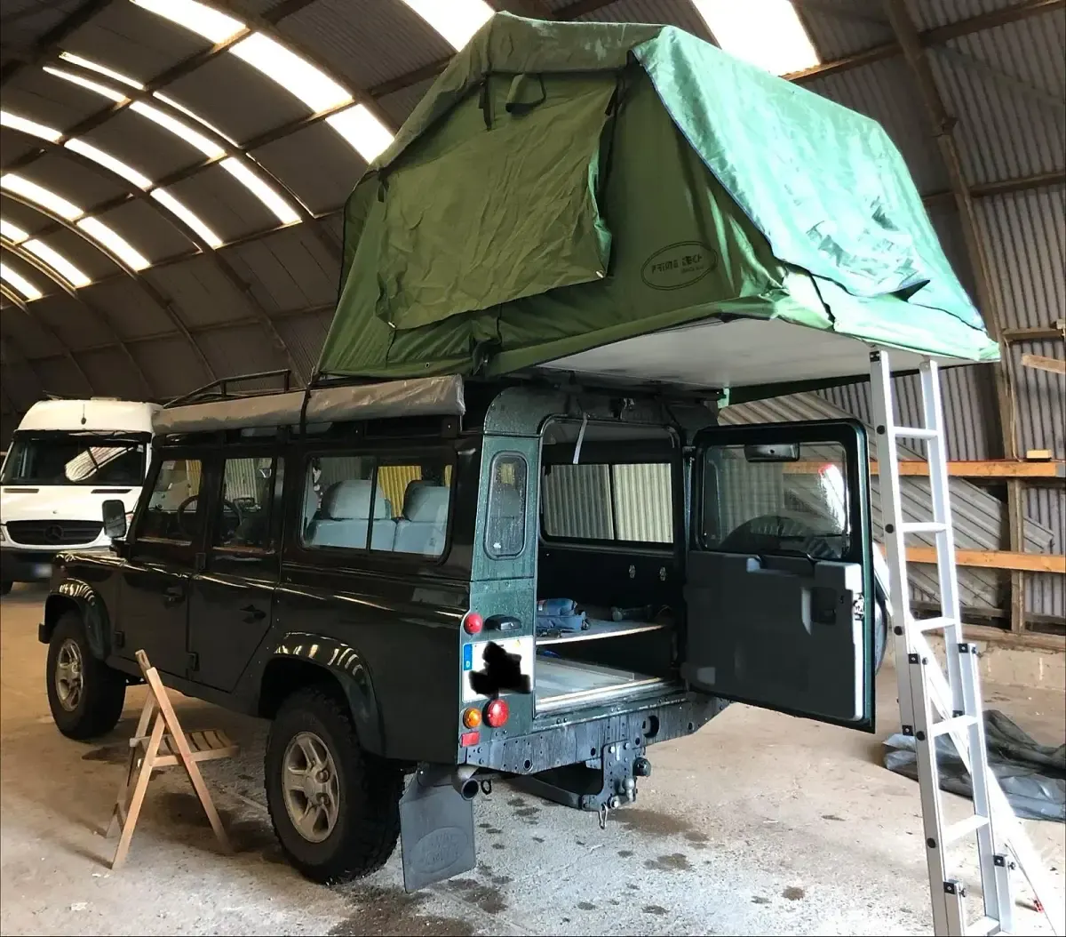 Brugt Land Rover Defender 122 HK (89 kW) 2003 Grøn SUV