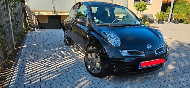 Schwarz Gebraucht 2008 Nissan Micra Visia Kleinwagen | 849 € (Superpreis) - Bild 1/4