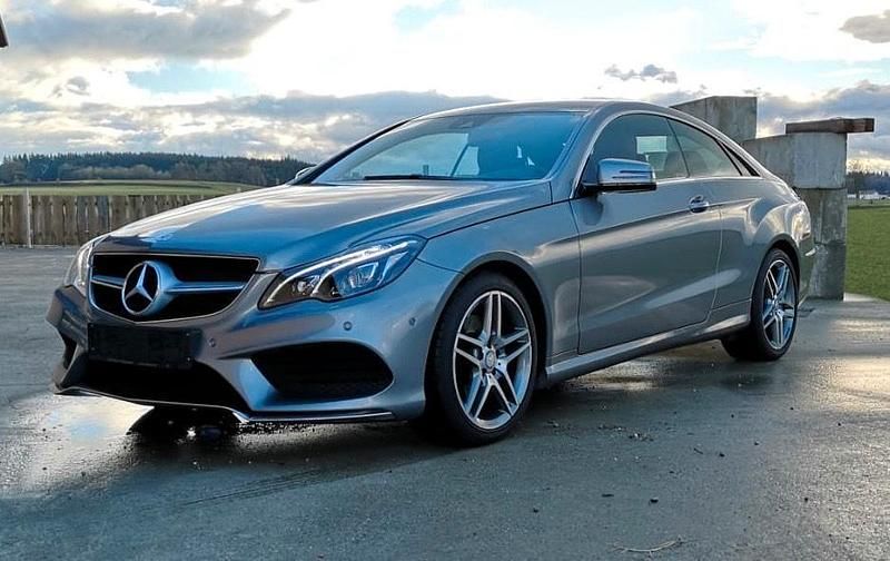 Grau Gebraucht 2014 Mercedes E350 AMG line Coupé | 23.500 € (Fairer Preis) - Bild 1/4