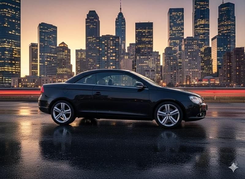 Gebraucht VW Eos GTI 200 PS (147 kW) 2008 Schwarz Cabrio