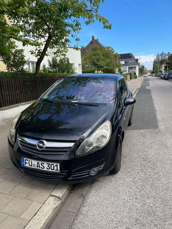Schwarz Gebraucht 2007 Opel Corsa Edition Limousine | 2.700 € (Fairer Preis) - Bild 1/4