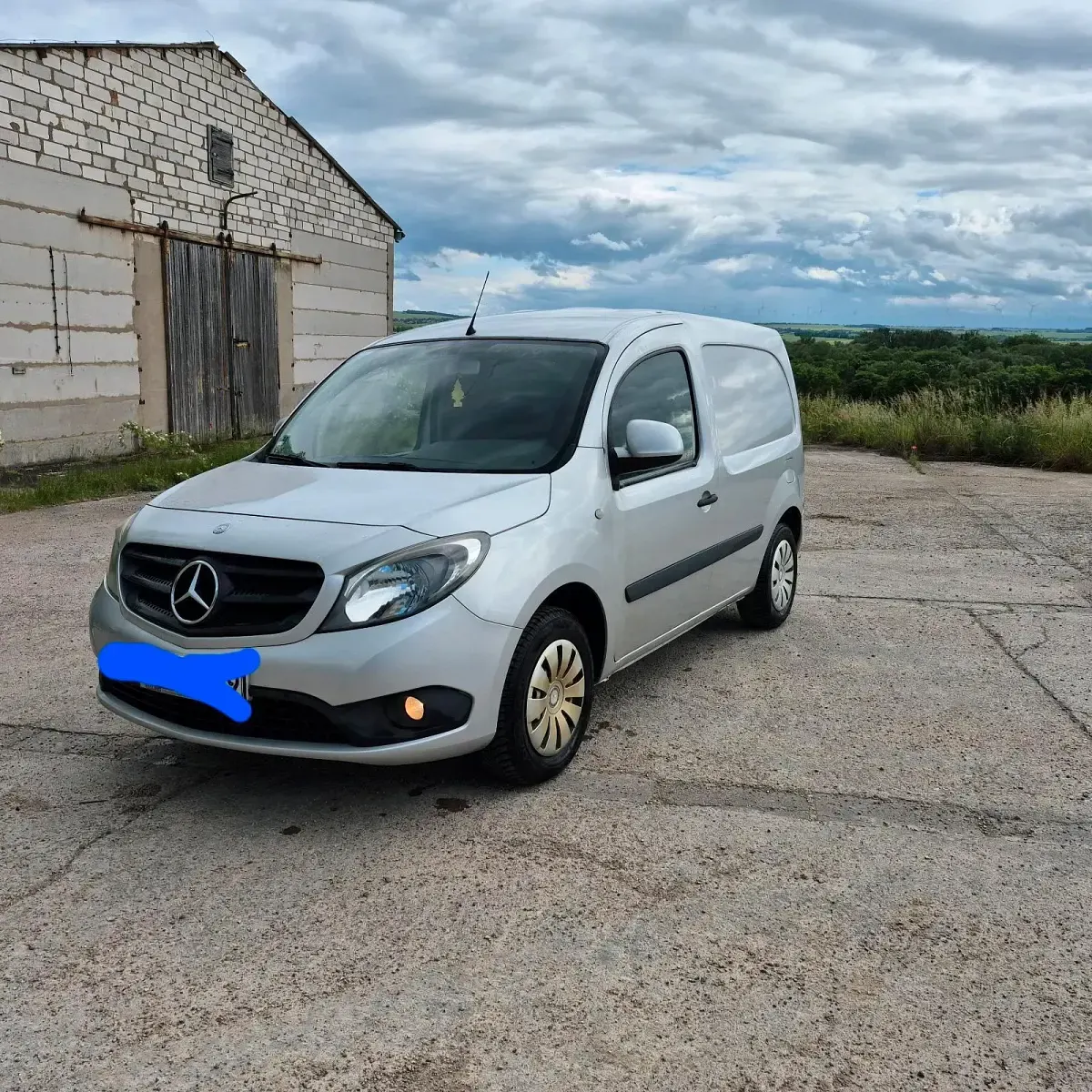 Gebraucht Mercedes Citan 109 90 PS (66 kW) 2014 Silber Van / Kleinbus