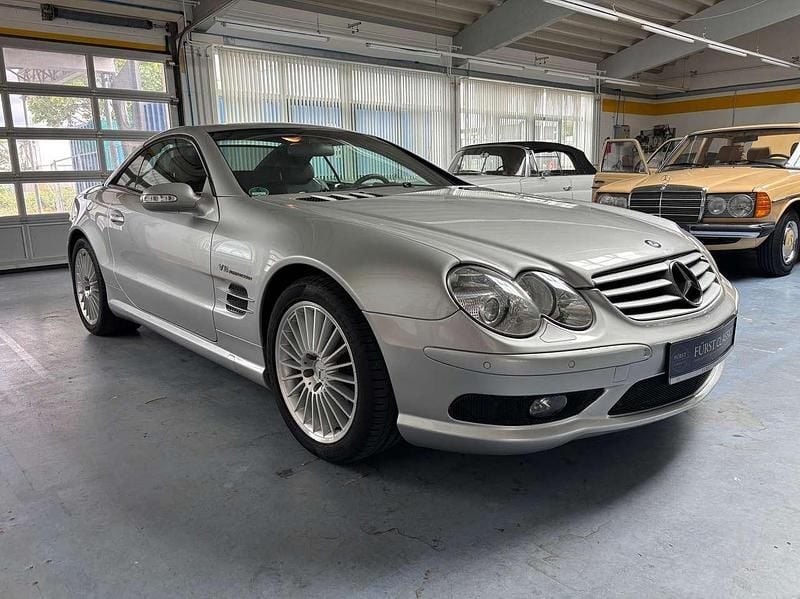 Brillant silber Gebraucht 2002 Mercedes SL55 AMG AMG Cabrio | 49.990 € (Etwas zu teuer) - Bild 1/4