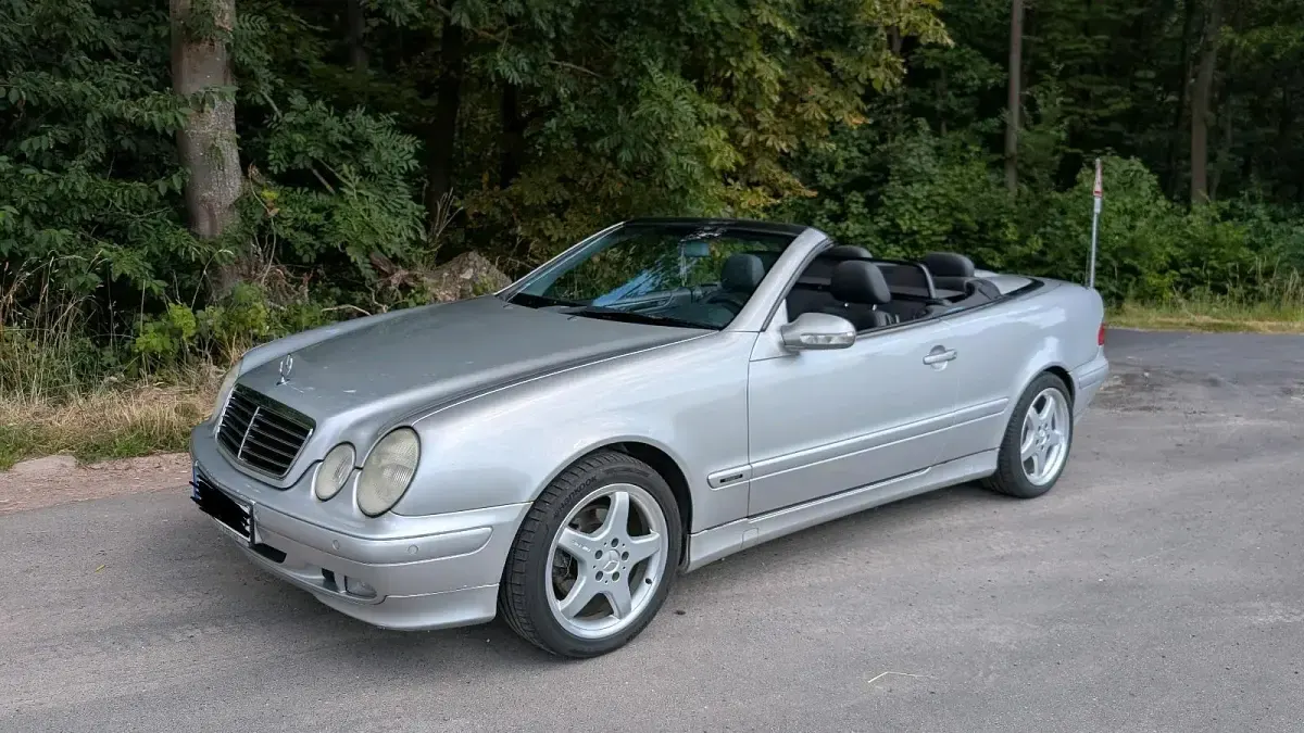 Gebraucht Mercedes CLK230 194 PS (142 kW) 2000 Silber Cabrio