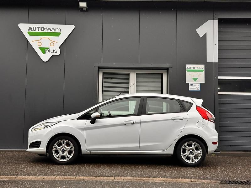 Gebraucht Ford Fiesta Trend 101 PS (74 kW) 2016 Weiß Kleinwagen