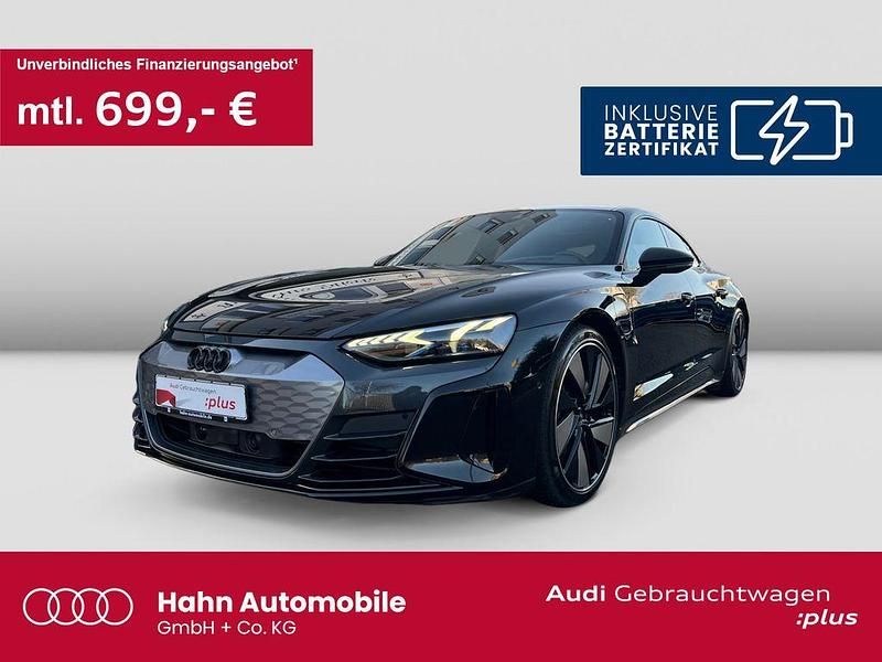 Schwarz Gebraucht 2021 Audi e-tron GT quattro Ambiente Limousine | 58.490 € - Bild 1/3